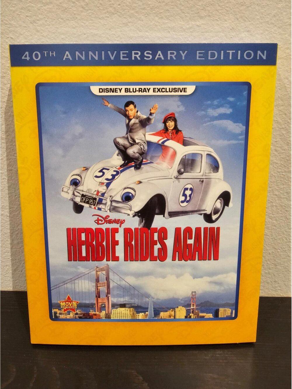 Disney Exclusive HERBIE RIDES AGAIN w/ Slipcover (Disney Blu-ray Exclusive)